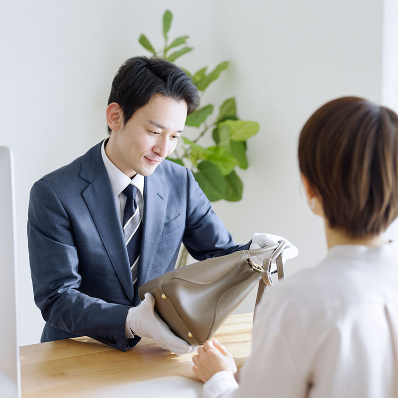 質預かりの流れイメージ